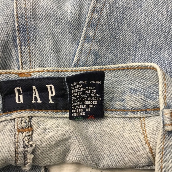 GAP Denim Y2K High Waist Light Wash Mini Skirt Size 9/10 - Picture 5 of 13